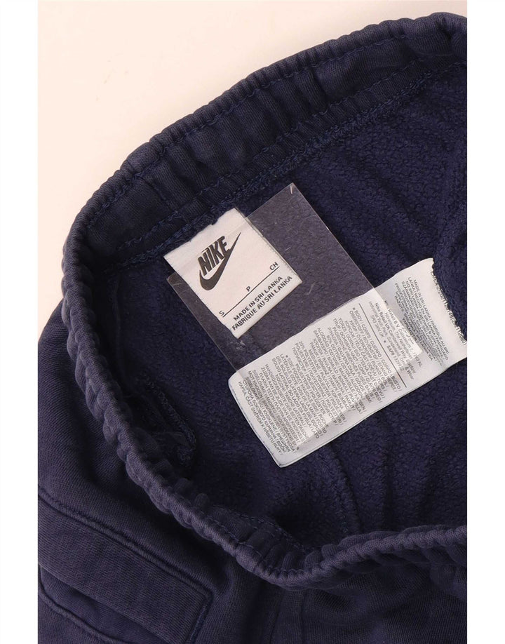 Pantaloni da tuta da uomo Nike Joggers piccoli in cotone blu navy