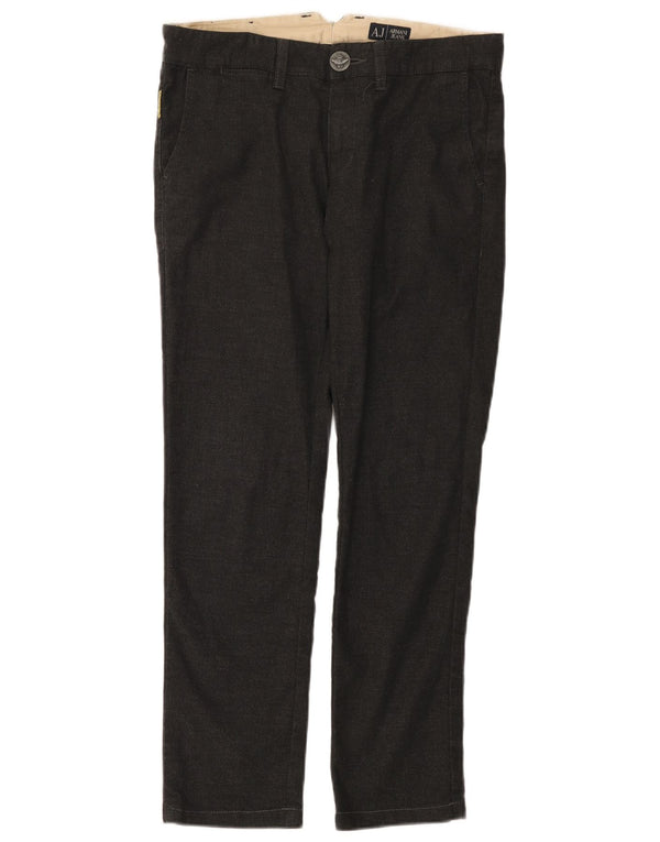 Pantaloni chino slim da donna Armani EU 46 XL W32 L29 Cotone grigio