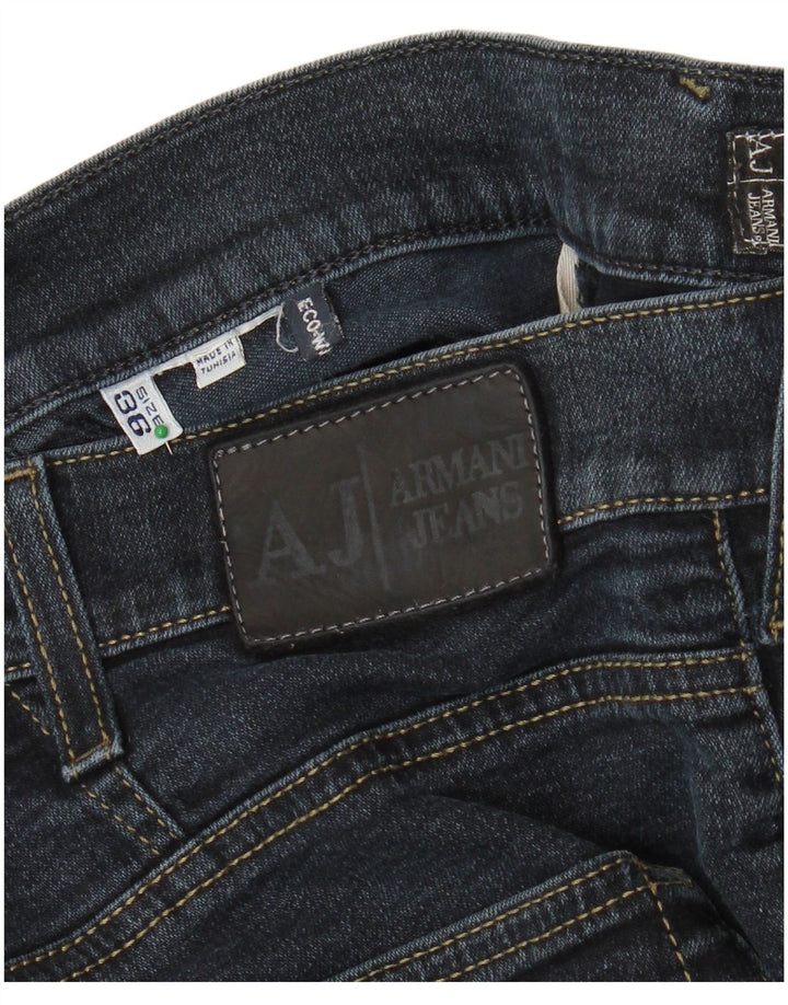 Jeans dritti da uomo ARMANI W36 L28 blu navy