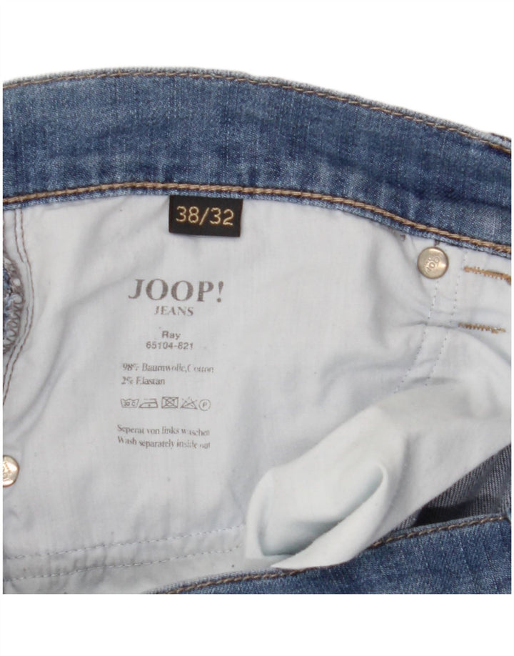 Jeans dritti da uomo Joop W38 L32 cotone blu