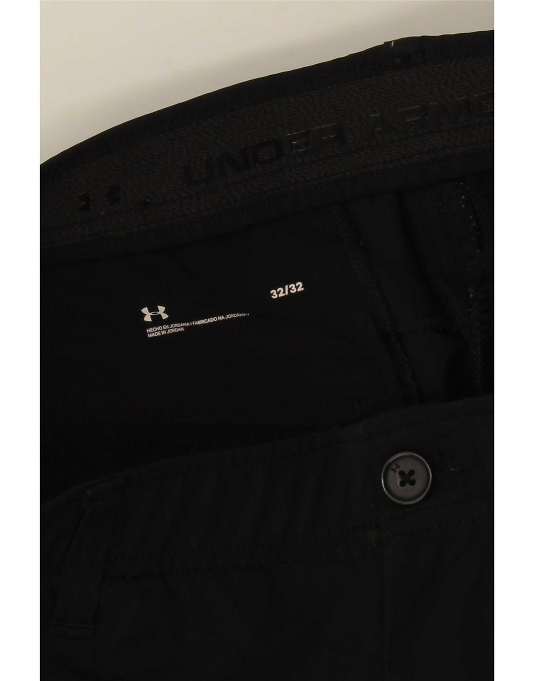 Pantaloni chino slim da uomo Under Armour W32 L32 neri
