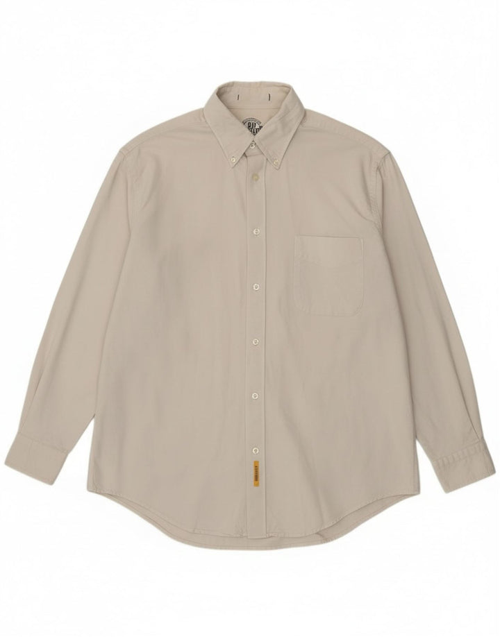 B.D. Camicia da uomo Baggies XL in cotone bianco sporco