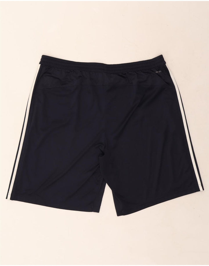 Pantaloncini sportivi Adidas Climacool da uomo 2XL poliestere blu navy