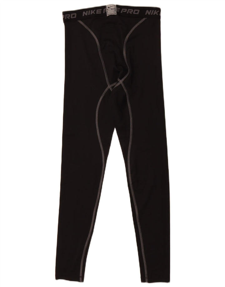 Leggings grafici da uomo Nike UK 39/41 poliestere nero medio