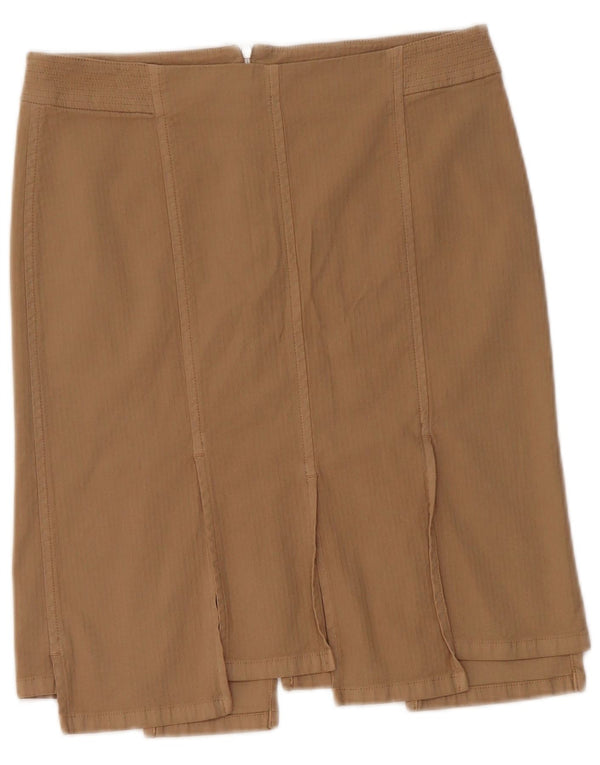 Gonna Dritta Donna TRUSSARDI IT 42 Media W28 Cotone Beige