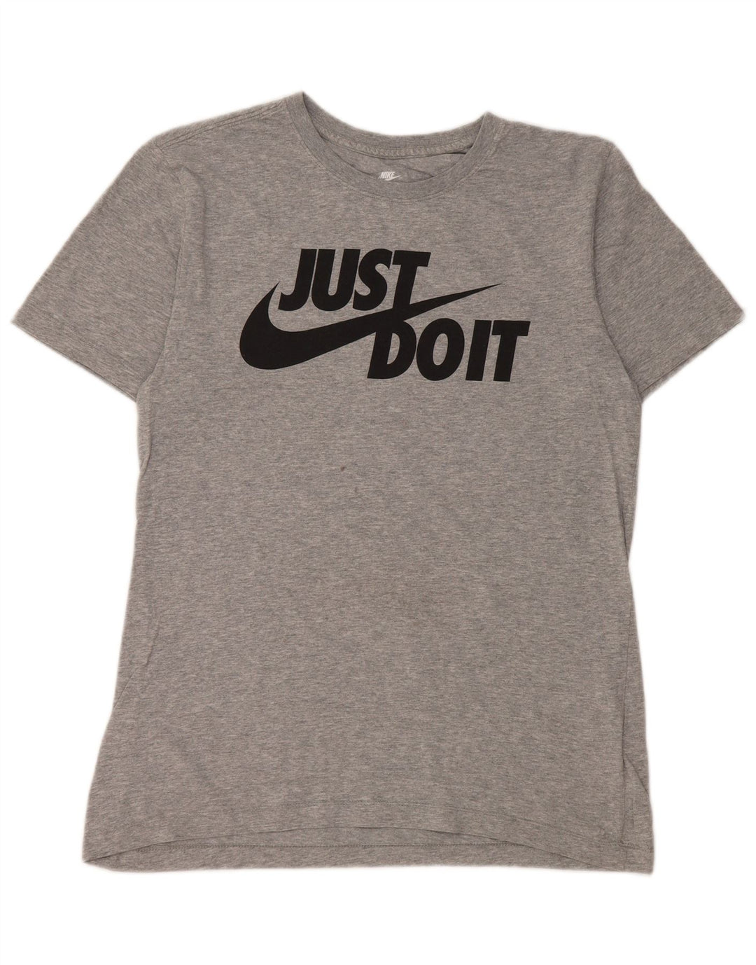 T-shirt grafica da uomo Nike Top in cotone chiazzato grigio piccolo