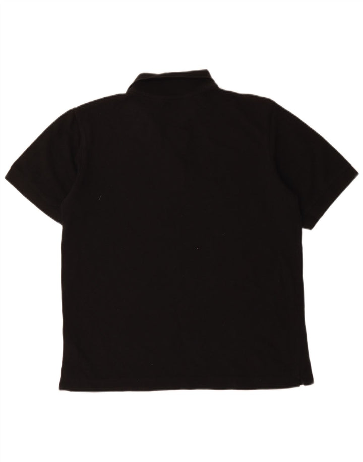 Polo Kappa Uomo Small Nera in Cotone