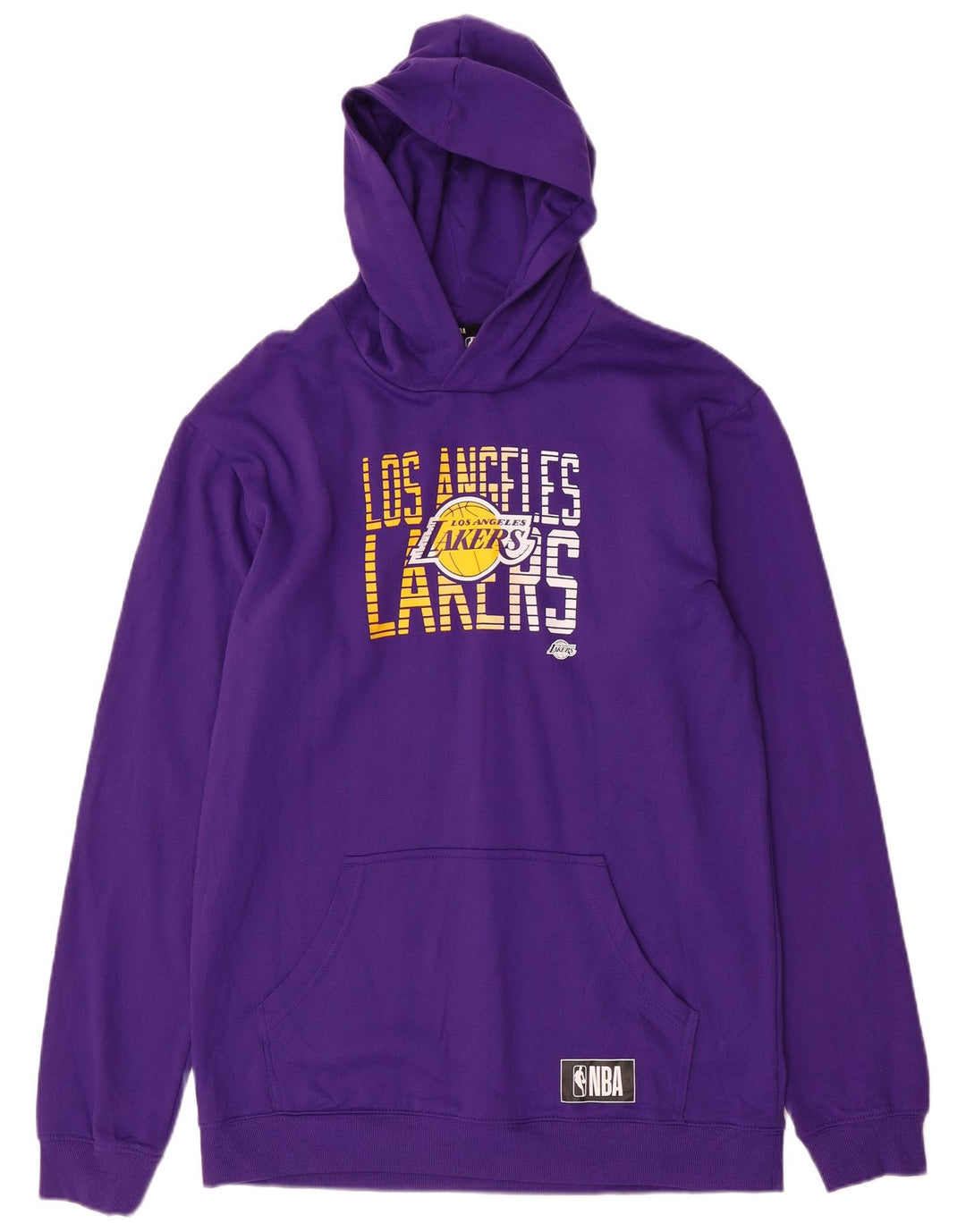Felpa con cappuccio grafica da ragazzo NBA Los Angeles Lakers 15-16 anni viola