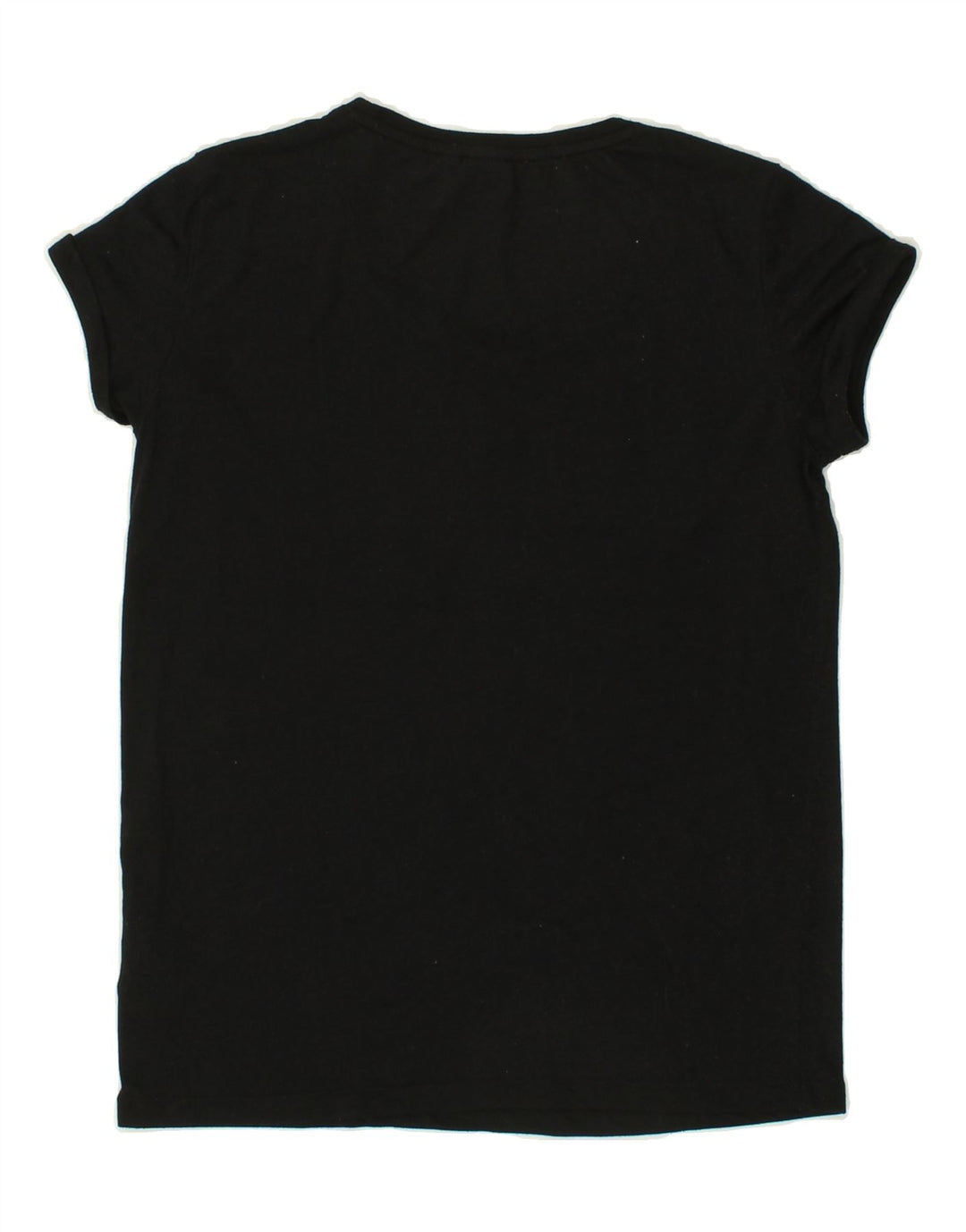 ADIDAS Womens Graphic T-Shirt Top UK 8 Small Black Polyester Vintage Adidas and Second-Hand Adidas from Messina Hembry 