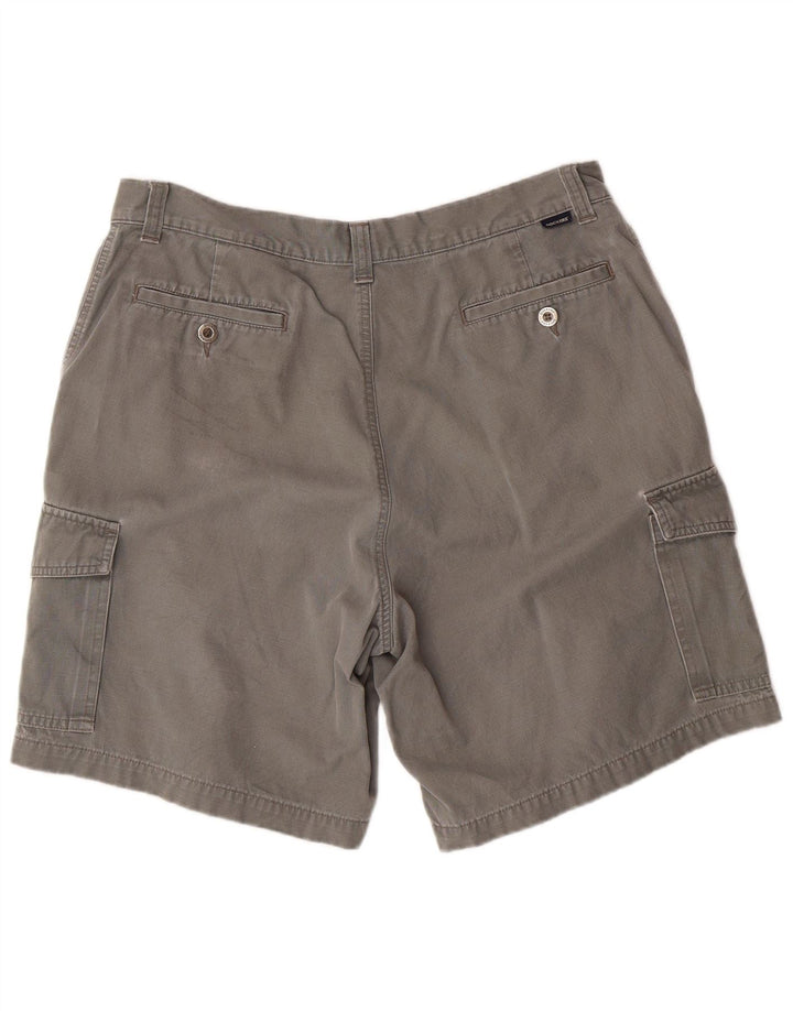 DOCKERS Mens Cargo Shorts W36 Large Grey Cotton