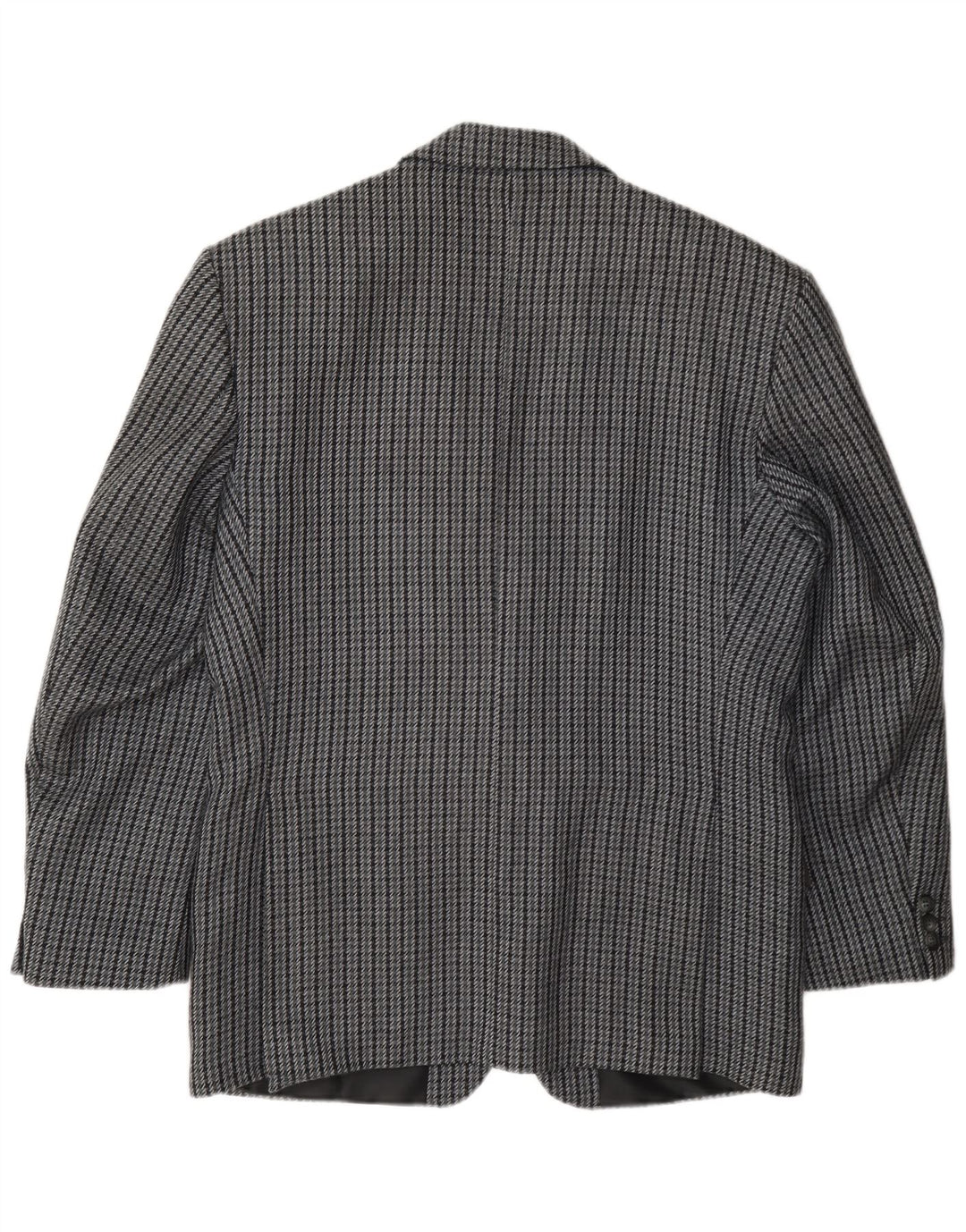 Giacca blazer da uomo a 2 bottoni Kilmaine UK 38 Lana pied de poule grigio medio