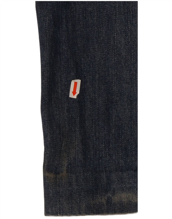 Jeans dritti da uomo Wrangler W32 L32 cotone blu navy