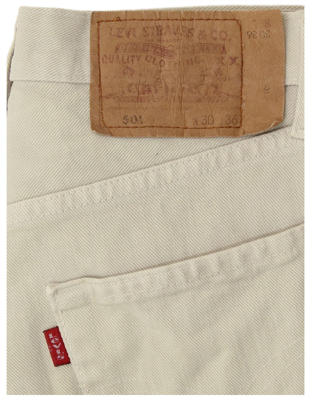 Levi's Uomo 501 Jeans dritti W30 L28 Verdi