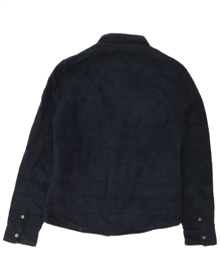 Giacca utility da uomo Zara UK 36 Small Poliestere blu navy