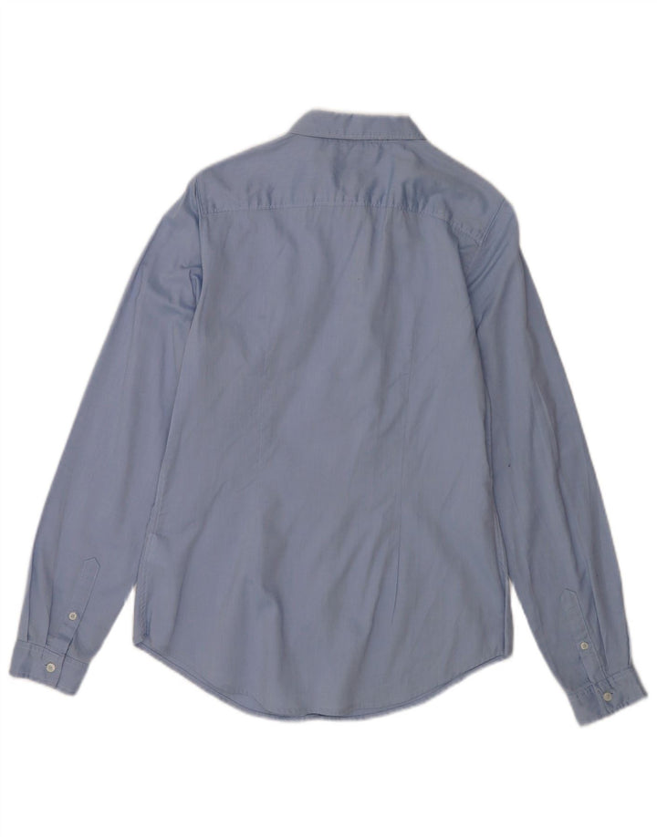Camicia da donna Tommy Hilfiger US 6 cotone blu medio