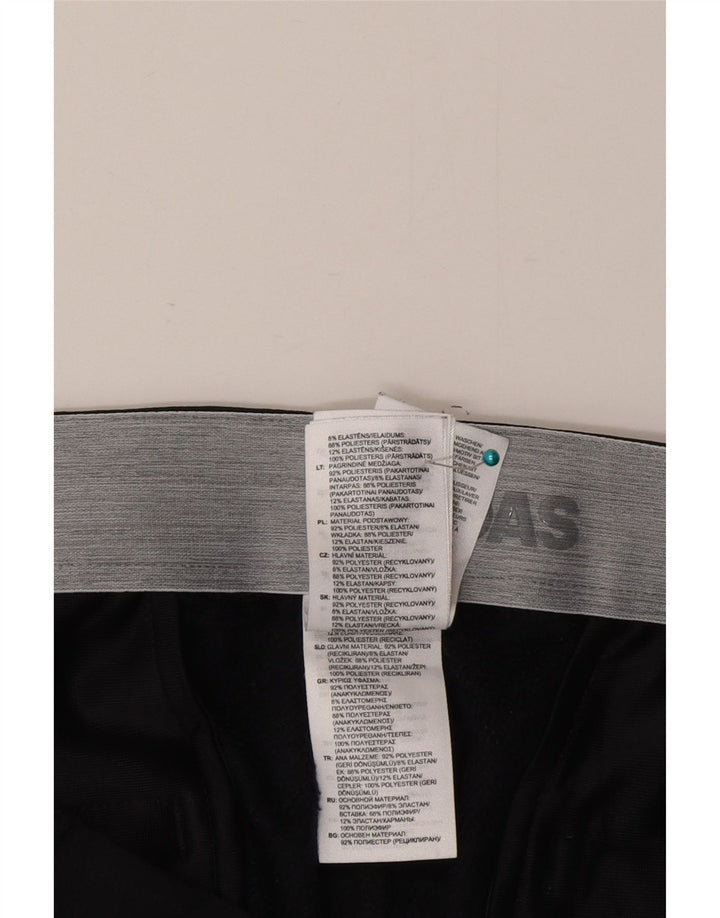 Pantaloni chino slim da uomo Adidas W34 L32 poliestere nero