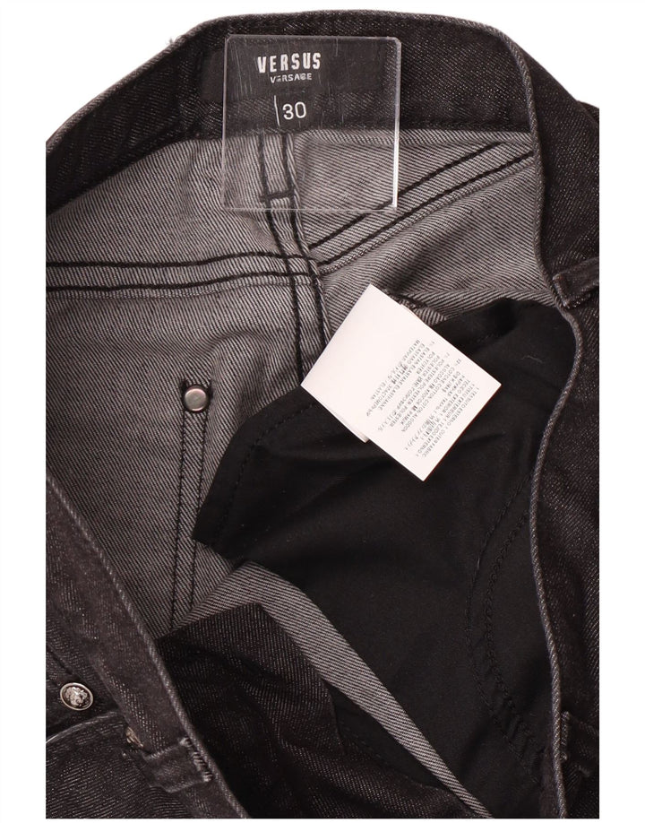 Jeans skinny da donna Versus Versace W30 L32 cotone nero