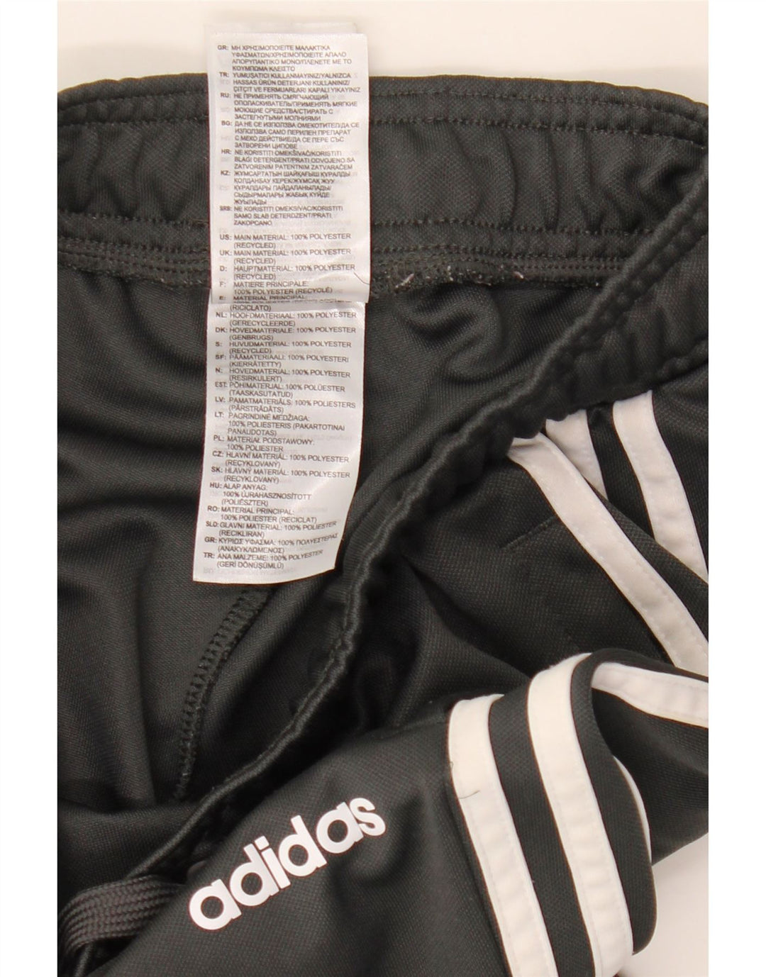Pantaloni della tuta Adidas Climalite da donna UK 4/6 XS poliestere grigio