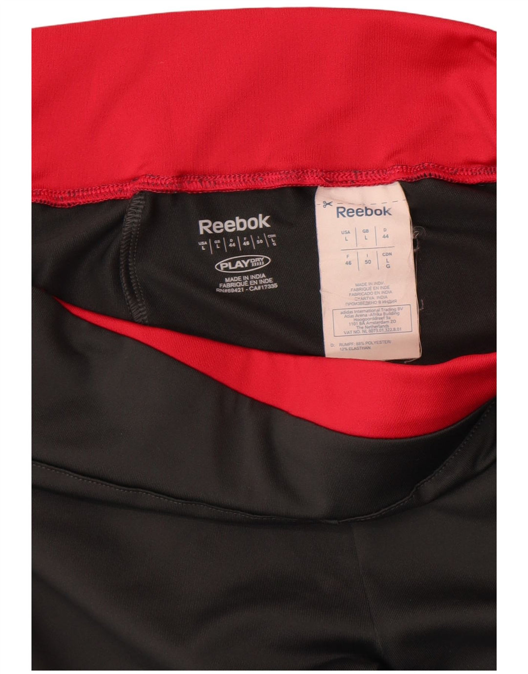 Pantaloni da tuta da donna Reebok UK 14 Large Grigio Poliestere