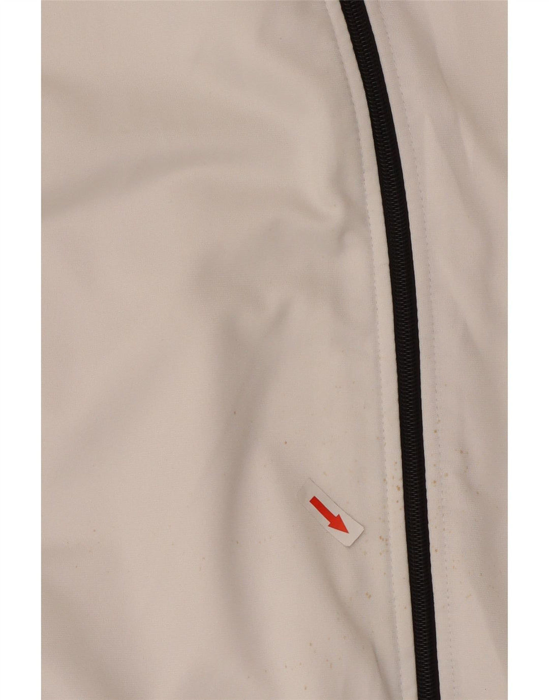 Giacca da ginnastica grafica da donna Asics UK 18 XL White Colourblock
