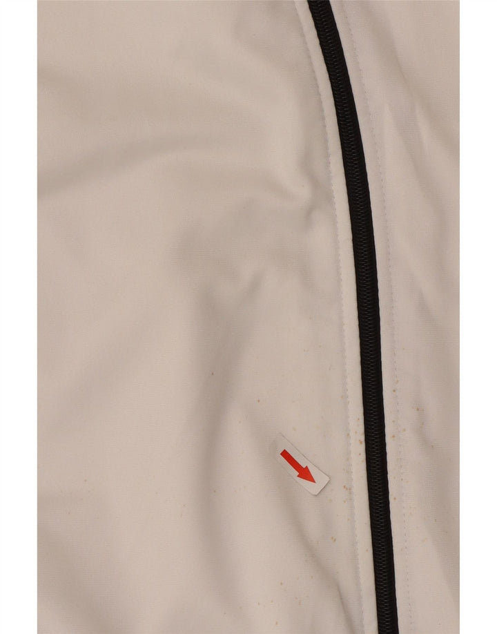 Giacca da ginnastica grafica da donna Asics UK 18 XL White Colourblock