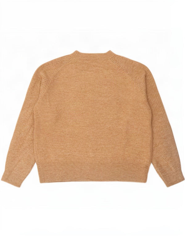 Maglione maglione girocollo da donna Marks & Spencer UK 14 Beige medio