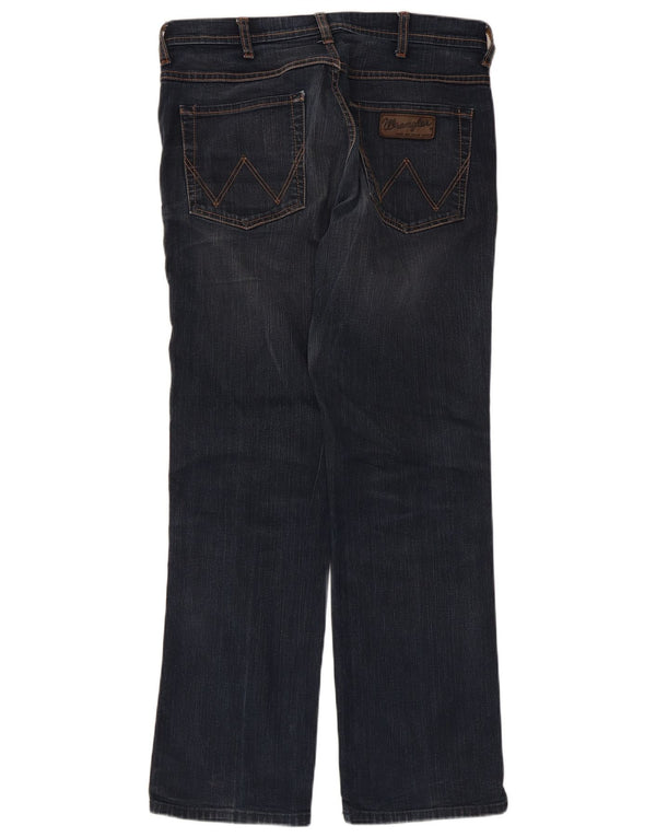 Jeans Wrangler da uomo Arizona stretch dritti W33 L30 cotone blu navy