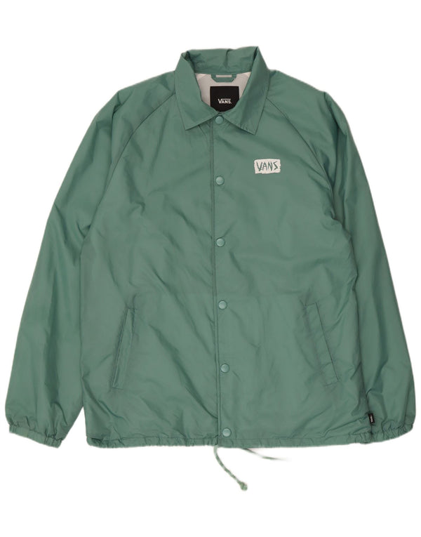 Giacca antipioggia da uomo Vans Anbass Graphic UK 40 grande nylon verde