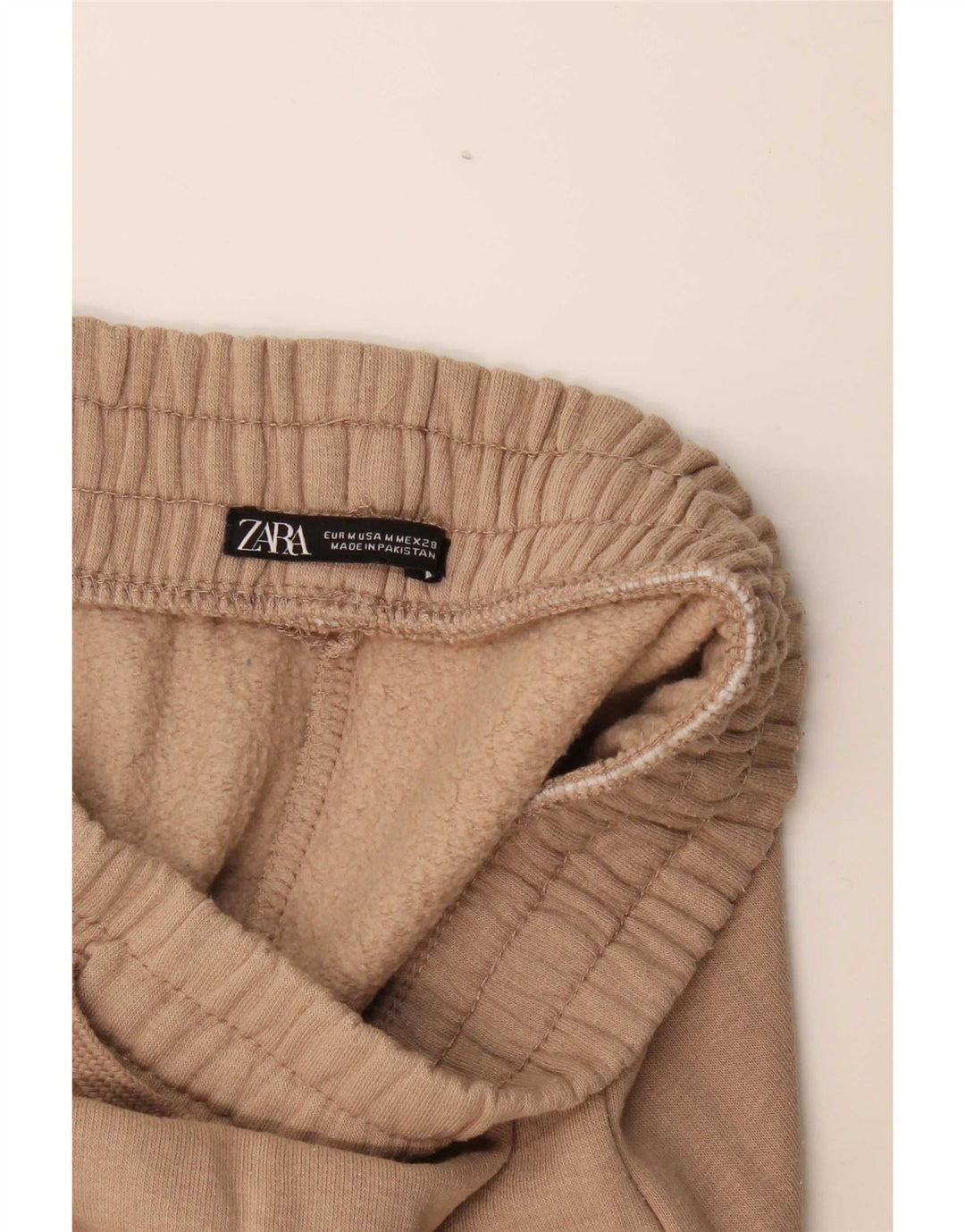 Pantaloni da tuta cargo Zara da uomo, colore beige medio
