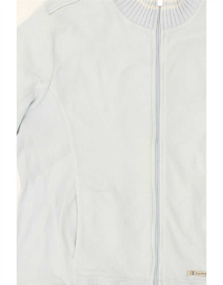 CHAMPION Womens Tracksuit Top Jacket UK 10 Small Blue Cotton Vintage Champion and Second-Hand Champion from Messina Hembry 