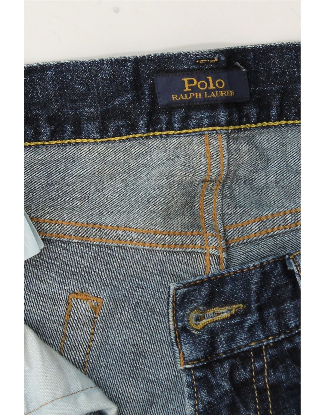 POLO RALPH LAUREN Jeans slim da uomo W34 L32 Cotone blu