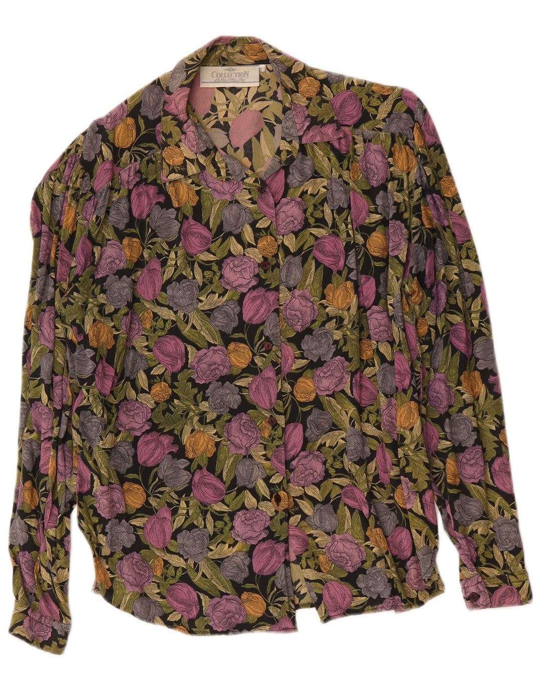 Collezione Camicia da donna Camicetta UK 18 XL Floreale multicolore