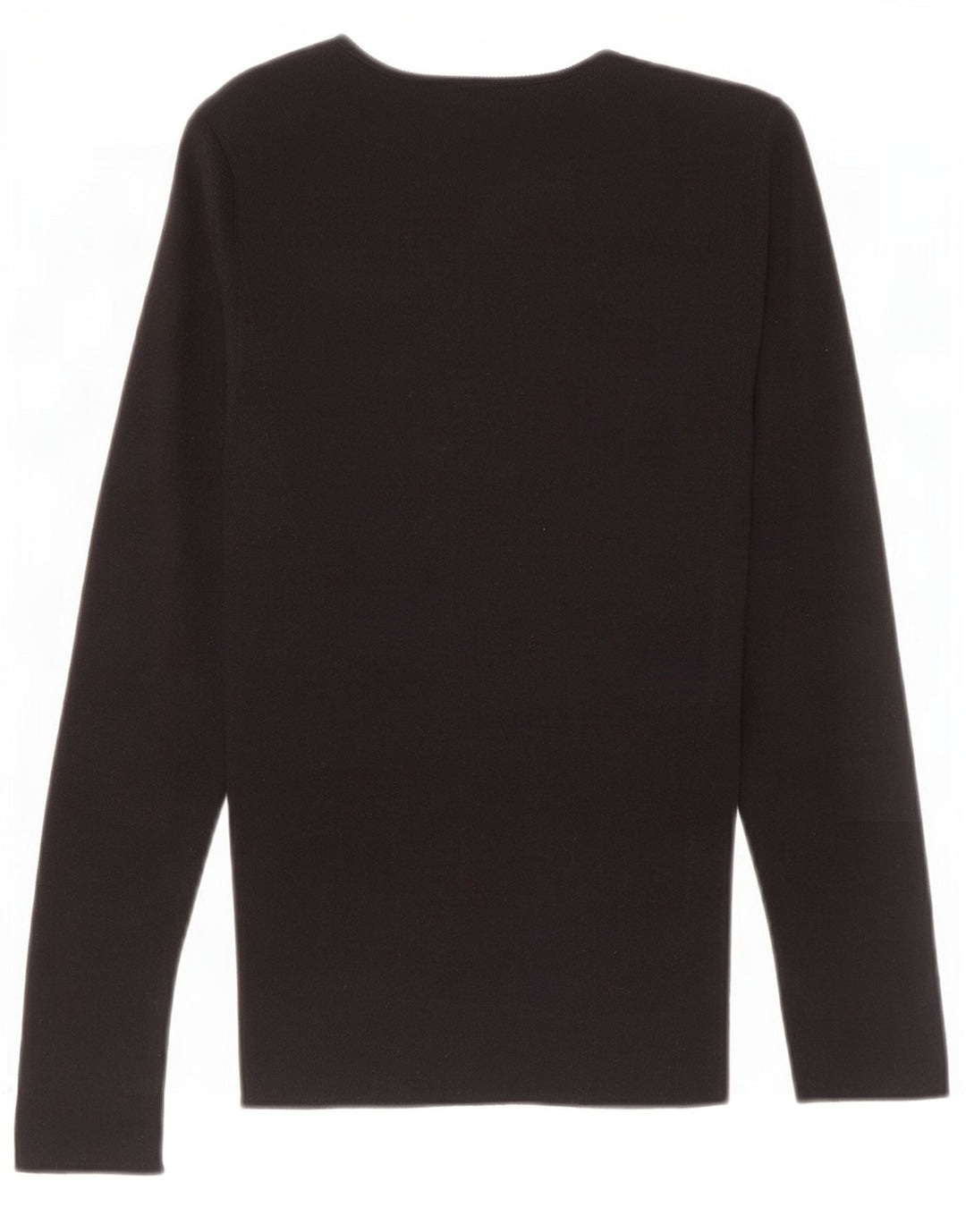 Maglione maglione con scollo a barca da donna Dkny UK 12 cotone nero medio