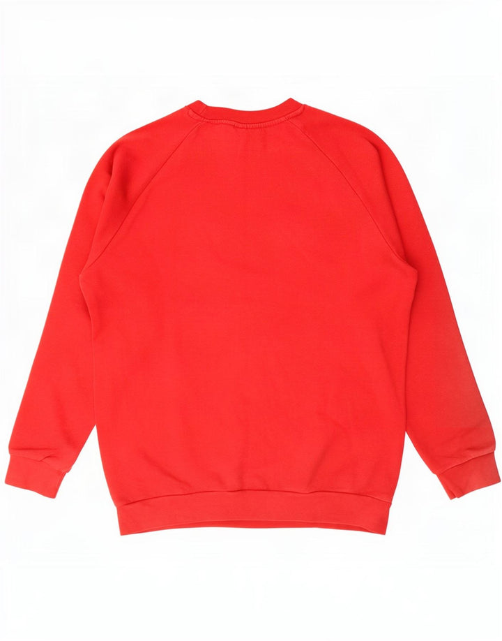 Felpa Adidas Uomo Maglione Medio Rosso Cotone