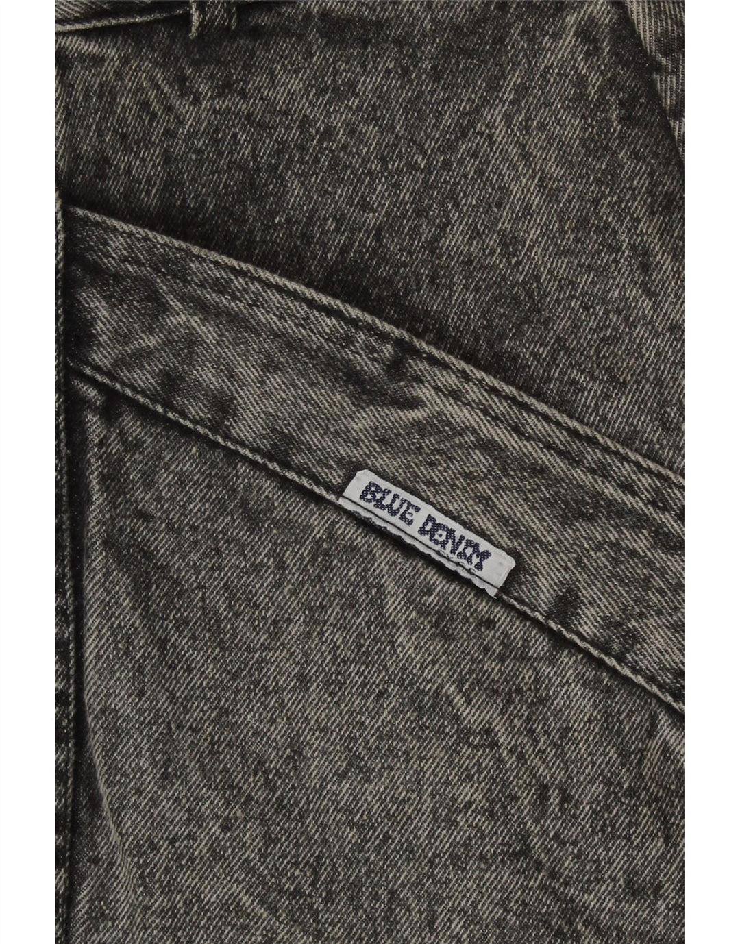Gonna di jeans vintage da donna W32 grigio medio