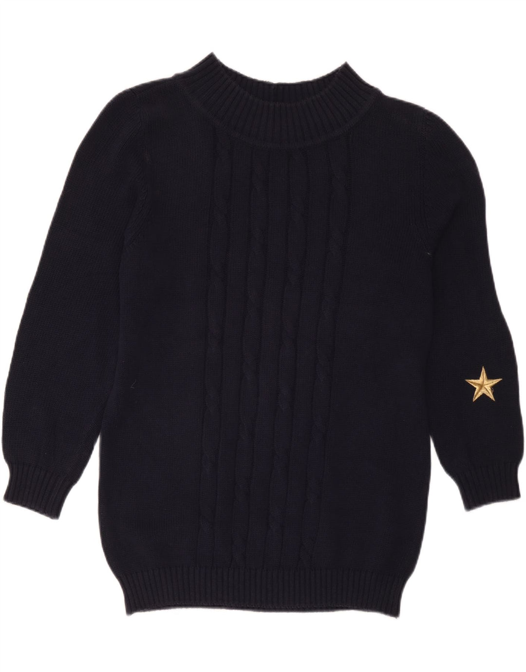 Maglione da donna con collo alto Iceberg IT 42 Cotone medio blu navy