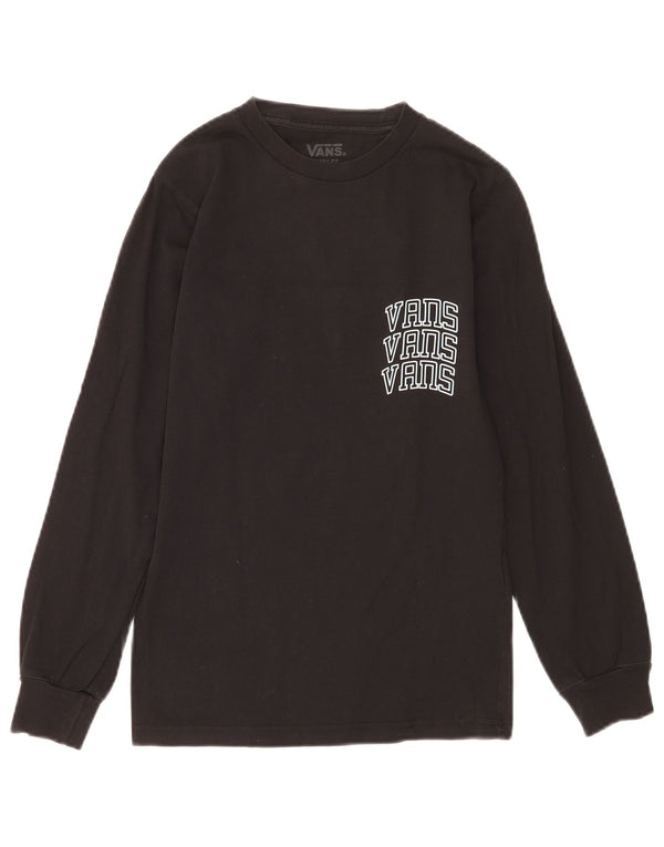 Top da uomo Vans con vestibilità classica, grafica, manica lunga, XS, cotone nero