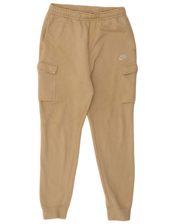 Pantaloni da tuta Nike da uomo Cargo Joggers in cotone beige medio