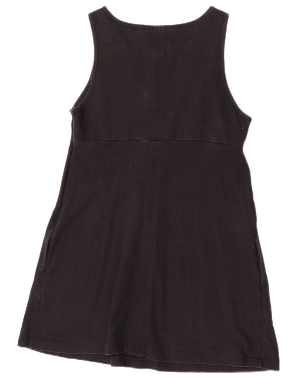 Abito a trapezio senza maniche da donna American Eagle UK 14 grande cotone nero