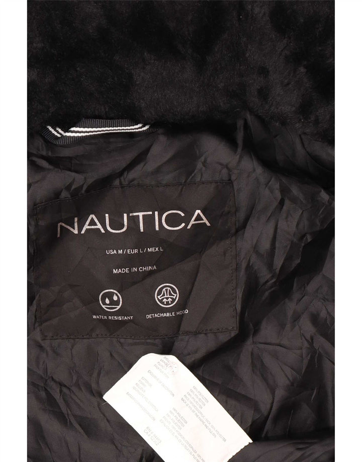 Giacca imbottita da donna Nautica UK 16 grande poliestere nero