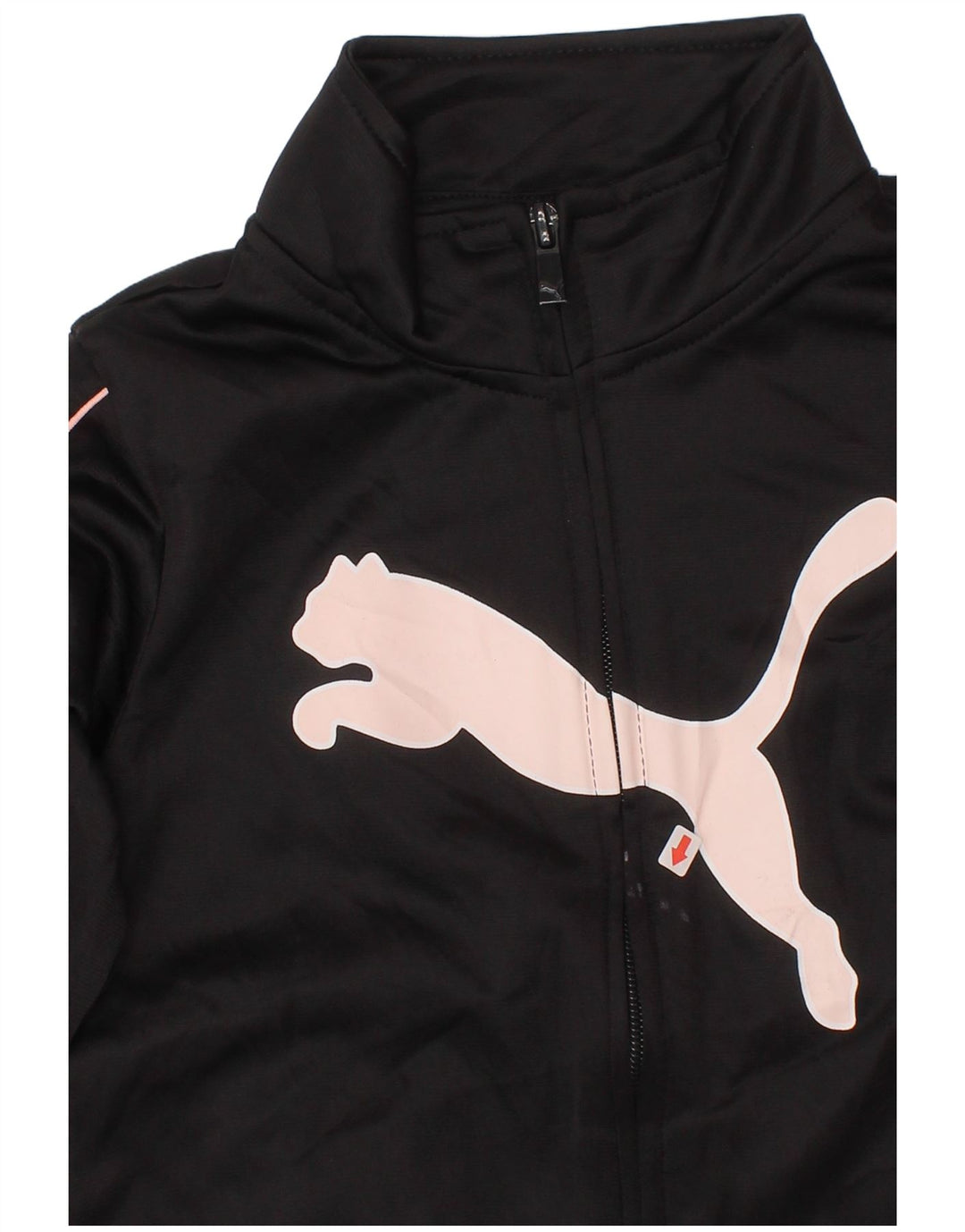 Giacca da ginnastica grafica per ragazze Puma 5-6 anni nera