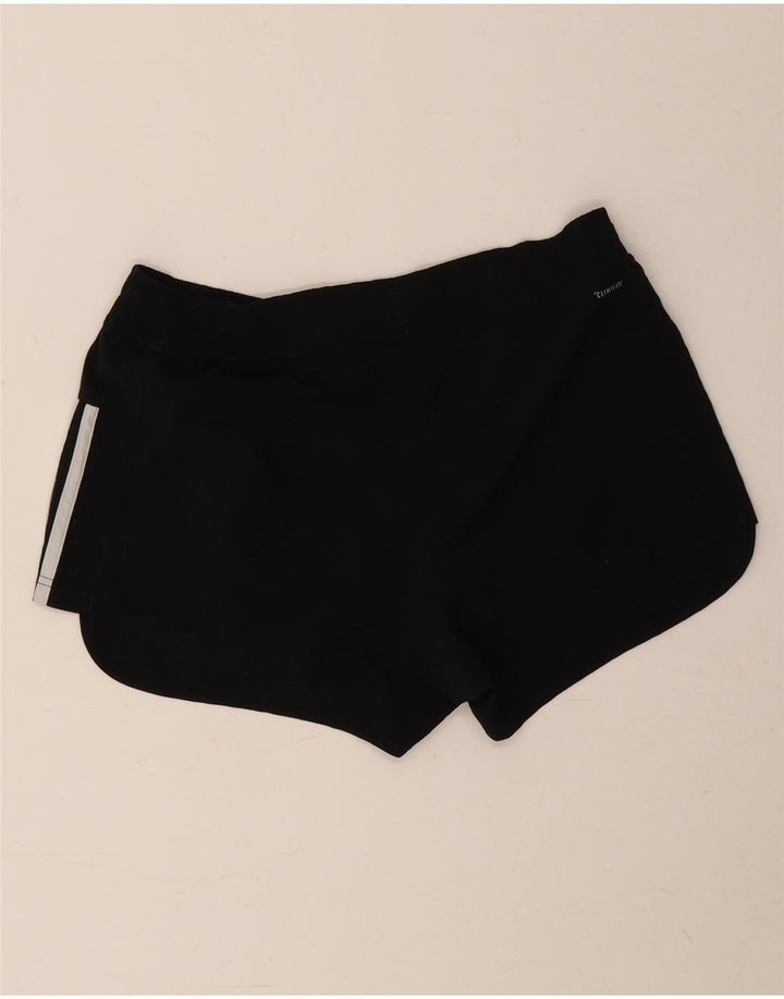 Pantaloncini sportivi Adidas Climalite da donna UK 12/14 Poliestere nero medio