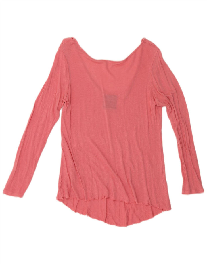Top corto da donna Zara a maniche lunghe UK 10 piccolo rosa