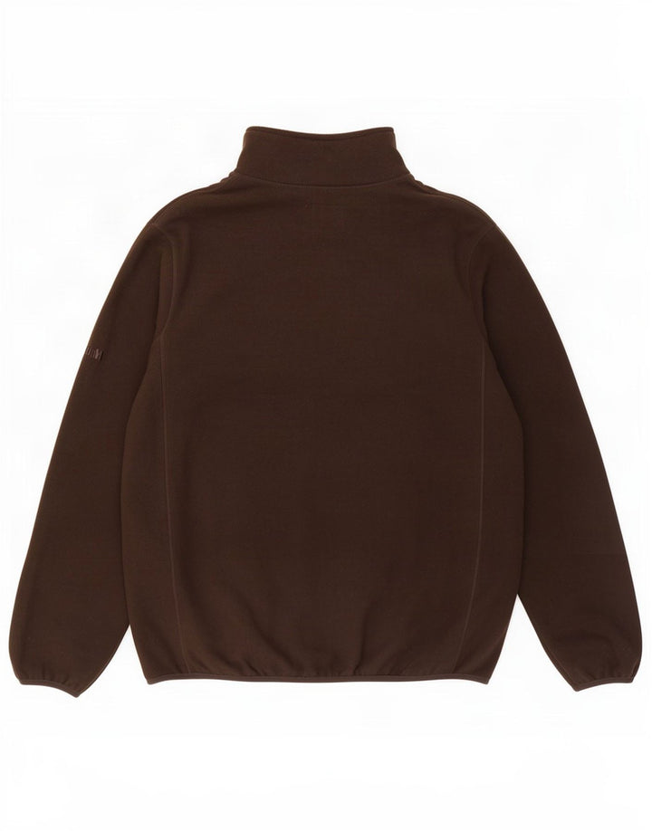 Giacca in pile da uomo Slam UK 42 XL poliestere marrone