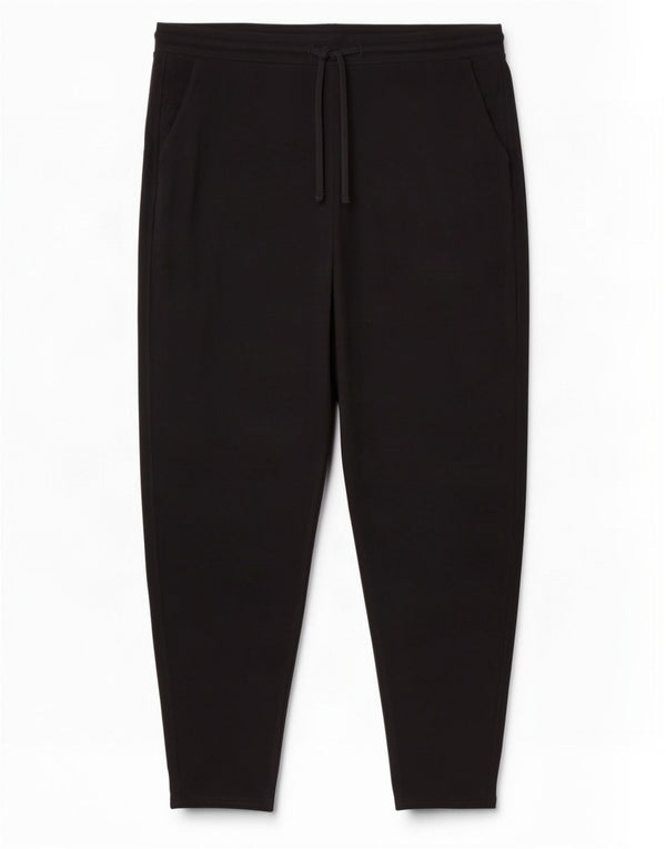 Pantaloni da tuta da donna Marks & Spencer UK 16 Large in viscosa nera