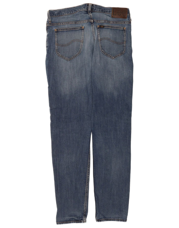 Jeans slim Lee Rider da uomo W33 L32 in cotone blu