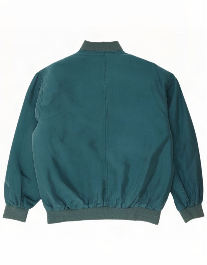 Giubbotto bomber da uomo Rene UK 44 2XL Blu Seta