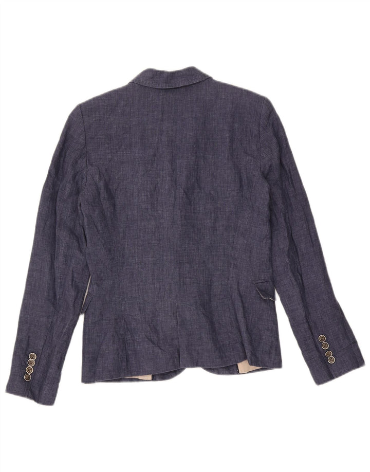 Giacca blazer da donna a 1 bottone Zara UK 12 blu navy medio