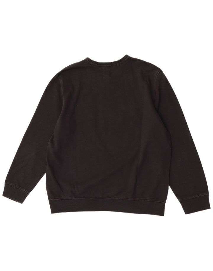 Felpa grafica da uomo Gap Jumper XL in cotone nero