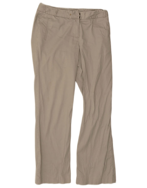 Pantaloni casual dritti da donna Marks & Spencer UK 12 medi W30 L30 Beige